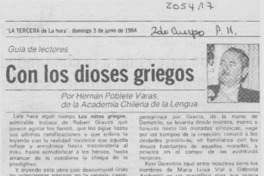 Con los dioses griegos