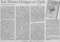 Los dioses griegos en Chile