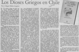 Los dioses griegos en Chile