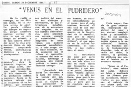 "Venus en el pudridero"  [artículo] Aurelio Maldonado.