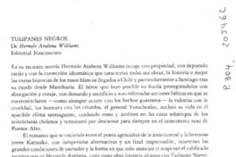 "Tulipanes negros"