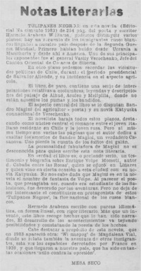 Notas literarias