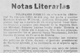 Notas literarias