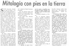 Mitología con pies en la tierra