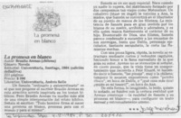 "La promesa en blanco"