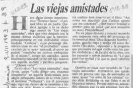 Las viejas amistades  [artículo] Carlos León.