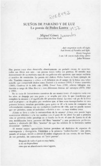 Sueños de paraíso y de luz