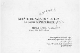 Sueños de paraíso y de luz