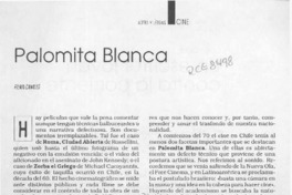 Palomita blanca  [artículo] Filma Canales.