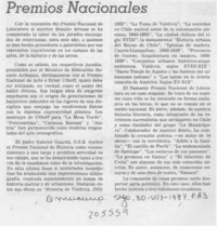 Premios Nacionales, Braulio Arenas, Gabriel Guarda