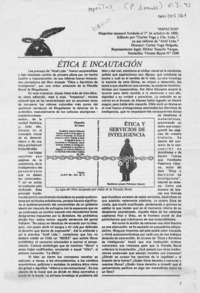 Etica e incautación  [artículo].