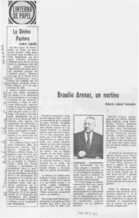 Braulio Arenas, un nortino