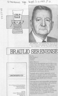 Braulio serenense