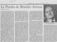 La poesía de Braulio Arenas