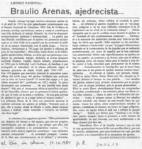 Braulio Arenas, ajedrecista --