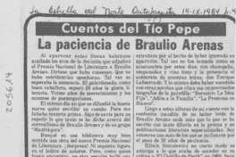 La paciencia de Braulio Arenas