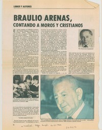 Braulio Arenas, contando a moros y cristianos