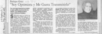 "Soy optimista y me gusta transmitirlo"  [artículo] Pedro Guerrero Sanhueza.