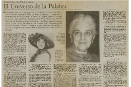 El universo de la palabra