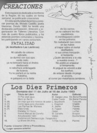 Creaciones  [artículo].