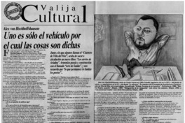 Uno es sólo el vehículo por el cual las cosas son dichas