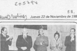 La Serena rindió homenaje a un hijo predilecto