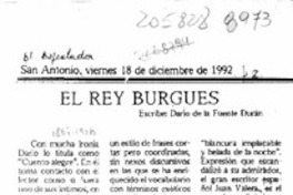 El rey burgués  [artículo] Darío de la Fuente Durán.