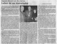 Labor de un historiador