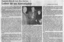 Labor de un historiador