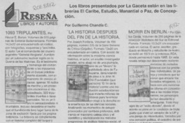 Reseña  [artículo] Guillermo Chandía C.