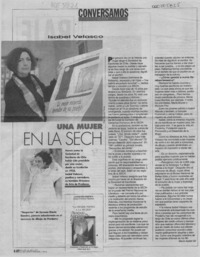 Una mujer en la Sech  [artículo] María Isabel Gil.