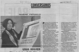 Una mujer en la Sech  [artículo] María Isabel Gil.