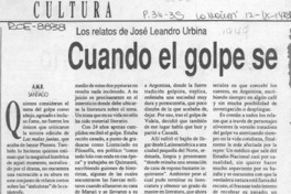 Cuando el golpe se hizo calle y dormitorio  [artículo] A. M. R.