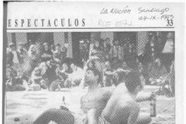 "Pablo, te queremos grosso!" gritó el grupo Teatro por Chile  [artículo].