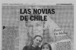 Las novias de Chile  [artículo] Juan Antonio Muñoz H.