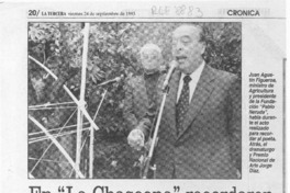 En "La Chascona" recordaron muerte de Pablo Neruda  [artículo] Carlos Cádiz.