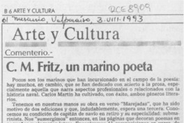 C. M. Fritz, un marino poeta  [artículo] Adolfo Simpson T.
