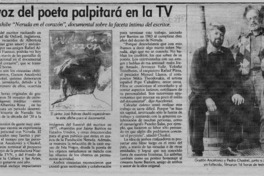 La Voz del poeta palpitará en la TV  [artículo].