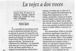 La vejez a dos voces  [artículo] Mariano Aguirre.