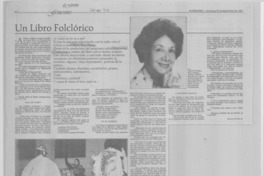 Un libro folclórico