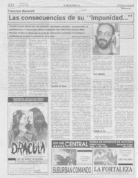 Las consecuencias de su "impunidad -- "  [artículo] Verónica Moreno A.