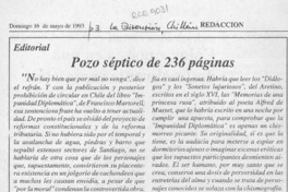Pozo séptico de 236 páginas  [artículo] T. C.