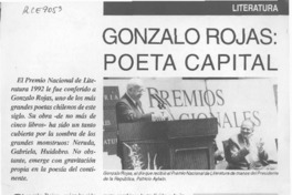 Gonzalo Rojas, poeta capital  [artículo].