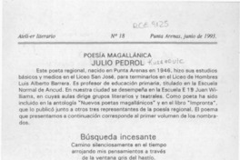 Julio Pedrol  [artículo].