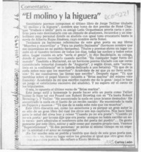 "El molino y la higuera"  [artículo] Carlos León.