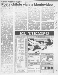 Poeta chilote viaja a Montevideo  [artículo].
