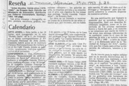 Reseña  [artículo] E. U.