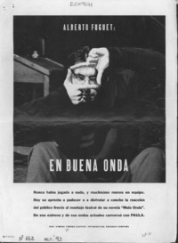 Alberto Fuguet, en buena onda  [artículo] Ximena Torres Cautivo.