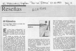 60 Kilómetros  [artículo] Luis Vargas Saavedra.