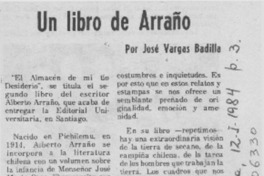 Un libro de Arraño